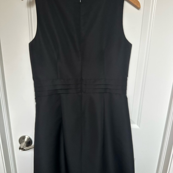Taylor Black Sleeveless Fit and Flare Dress. Comfortable, Flattering cut LBD! - Picture 3 of 13